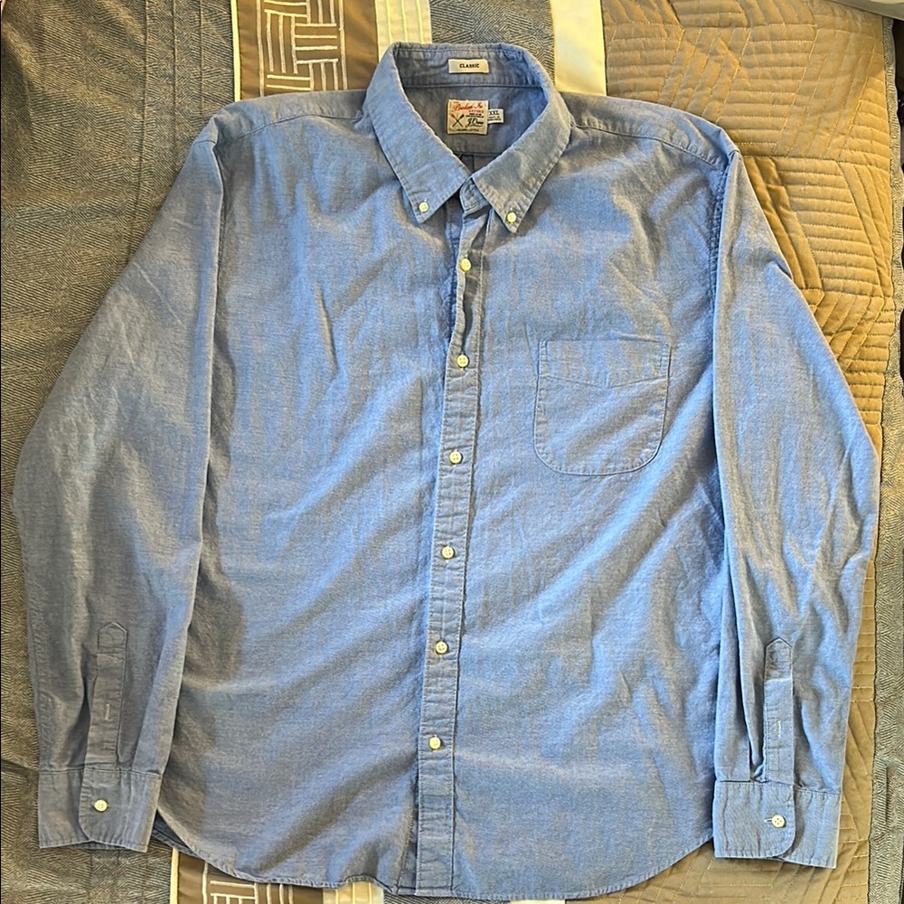J. Crew Broken-In Oxford Organic Cotton Button-Down Shirt